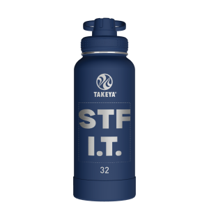 Actives Water Bottle With Spout Lid - customized