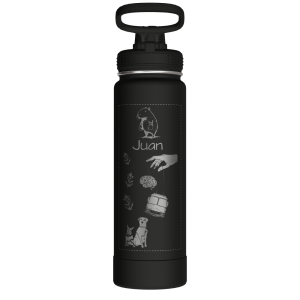 Actives Water Bottle With Spout Lid - customized