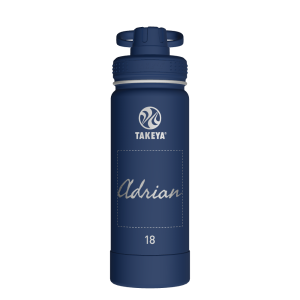 Actives Water Bottle With Spout Lid - customized