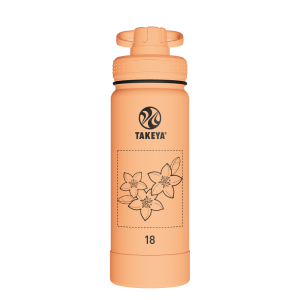 Actives Water Bottle With Spout Lid - customized