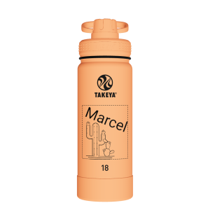 Actives Water Bottle With Spout Lid - customized