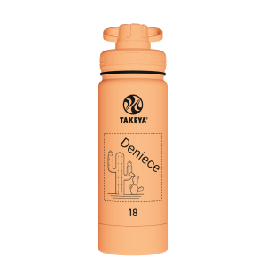 Actives Water Bottle With Spout Lid - customized