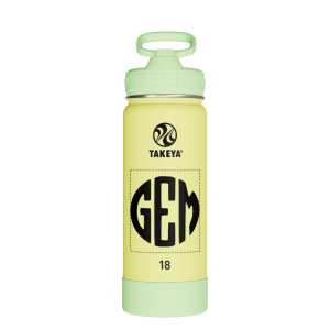 Actives Kids Glow In The Dark Water Bottle With Straw Lid - customized