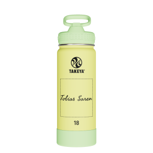 Actives Kids Glow In The Dark Water Bottle With Straw Lid - customized