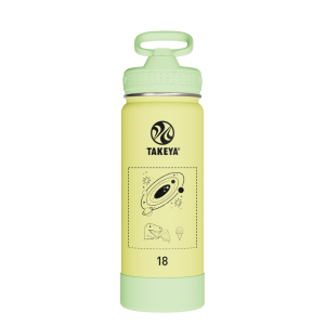 Actives Kids Glow In The Dark Water Bottle With Straw Lid - customized