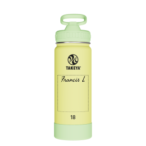 Actives Kids Glow In The Dark Water Bottle With Straw Lid - customized