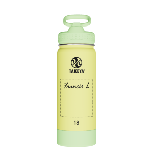 Actives Kids Glow In The Dark Water Bottle With Straw Lid - customized