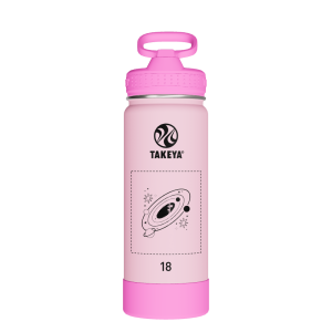 Actives Kids Glow In The Dark Water Bottle With Straw Lid - customized