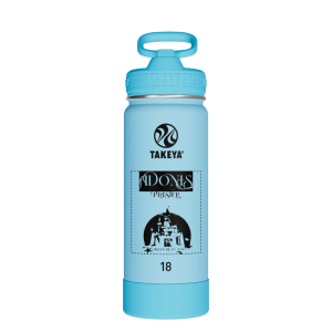 Actives Kids Glow In The Dark Water Bottle With Straw Lid - customized