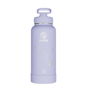 Actives Water Bottle With Straw Lid - customized