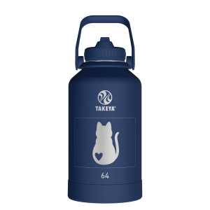 Actives Water Bottle With Straw Lid - customized