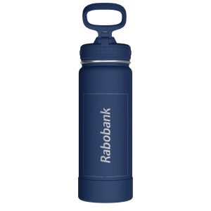 Actives Water Bottle With Straw Lid - customized