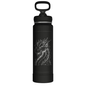 Actives Water Bottle With Straw Lid - customized