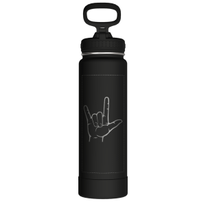 Actives Water Bottle With Straw Lid - customized