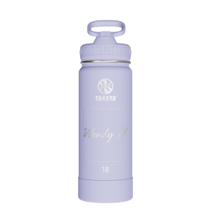 Actives Water Bottle With Straw Lid - customized