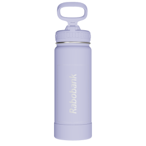 Actives Water Bottle With Straw Lid - customized