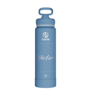 Actives Water Bottle With Straw Lid - customized