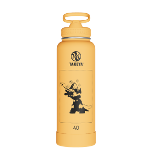 Actives Water Bottle With Straw Lid - customized