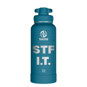 Actives Water Bottle With Spout Lid - customized