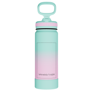 Actives Water Bottle With Straw Lid - customized