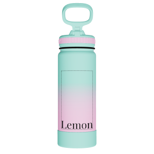 Actives Water Bottle With Straw Lid - customized