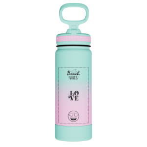 Actives Water Bottle With Straw Lid - customized