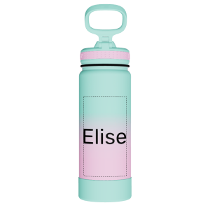 Actives Water Bottle With Straw Lid - customized