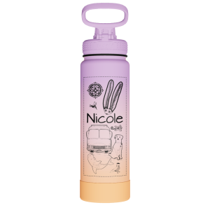 Actives Water Bottle With Spout Lid - customized