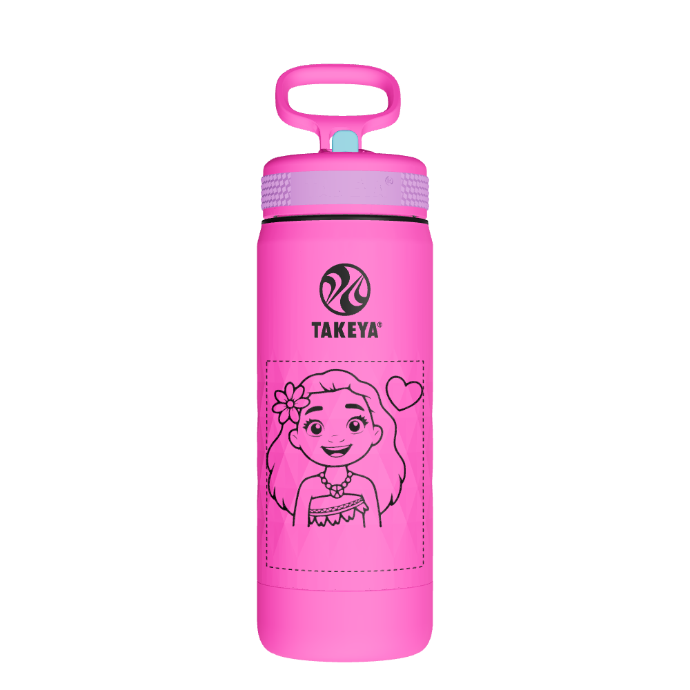 Kids Sport Water Bottle With Straw Lid - customized