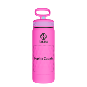 Kids Sport Water Bottle With Straw Lid - customized
