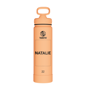 Actives Water Bottle With Straw Lid - customized