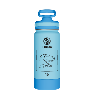 Actives Kids Water Bottle With Straw Lid - customized