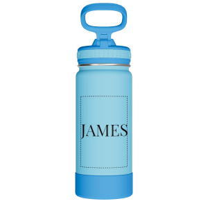 Actives Kids Water Bottle With Straw Lid - customized