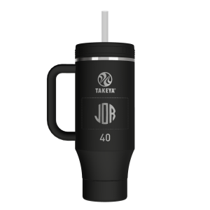 Straw Tumbler With Handle - customized