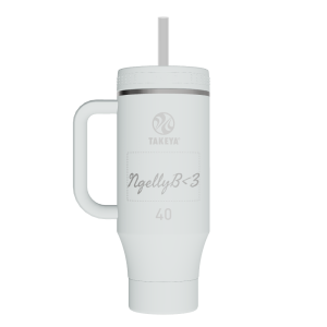 Straw Tumbler With Handle - customized