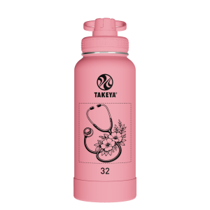 Actives Water Bottle With Spout Lid - customized