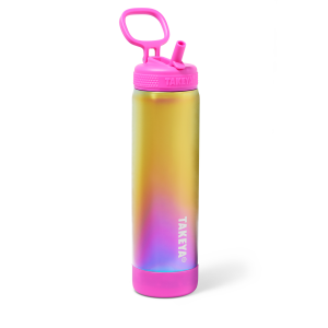 Aurora Water Bottle With Straw Lid